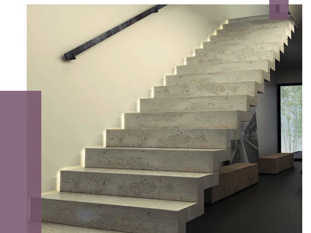 Облицовка бетонных лестниц в Торжке от 4601 руб/м2 