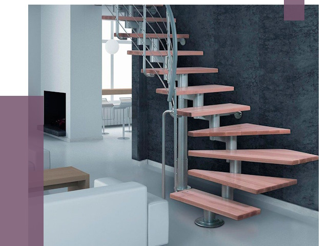 Модульные лестницы в Торжке от 16870 руб. — купить в ПРОЛЁТ-Трж