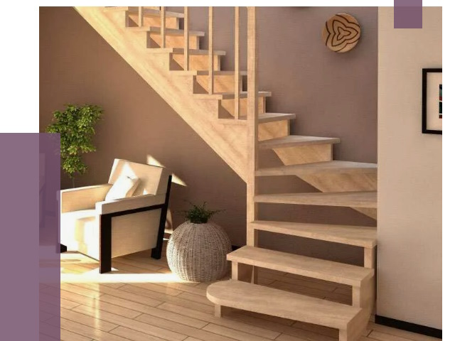 Изготовление Г-образных лестниц в Торжке от 18914 руб. 