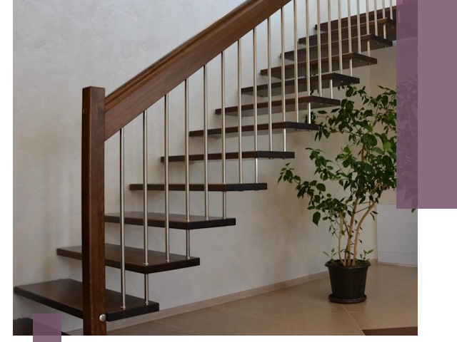 Лестницы на больцах под ключ в Торжке – изготовление и монтаж