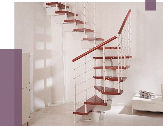 Изготовление лестниц на больцах в Торжке от 9713 руб. | ПРОЛЁТ-Трж