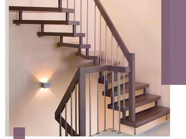 Изготовление лестниц на больцах в Торжке под ключ