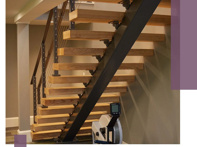 Лестницы на монокосоурах под ключ в Торжке - изготовление и монтаж