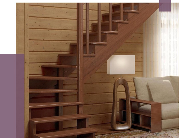 Лестницы эконом класса в Торжке от 18250 руб. бюджетные решения