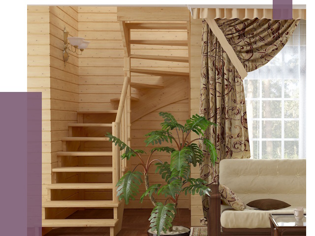 Лестницы для дачи в Торжке от 75913 руб.  | ПРОЛЁТ-Трж