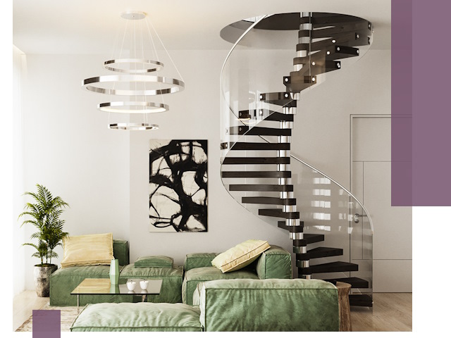 Лестницы для двухуровневой квартиры в Торжке — изготовление и монтаж