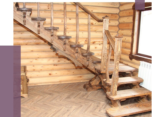 Лестницы в баню в Торжке от 19119 руб. — изготовление | ПРОЛЁТ-Трж