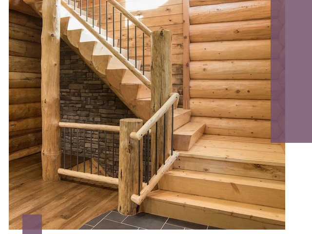 Лестницы в баню под заказ и профессиональный монтаж в Торжке