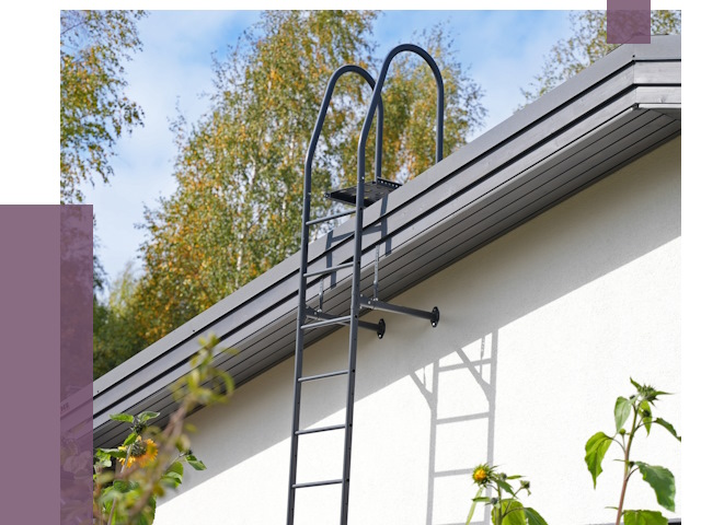 Лестницы на крышу в Торжке от 19119 руб. — монтаж и монтаж ПРОЛЁТ-Трж