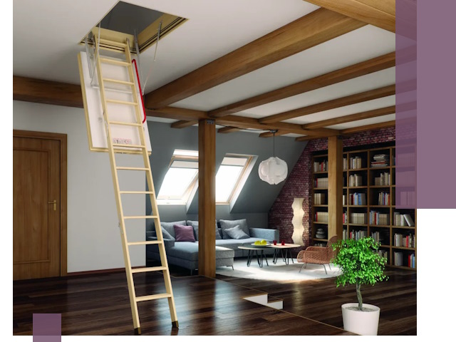 Чердачные лестницы под ключ в Торжке: изготовление и монтаж