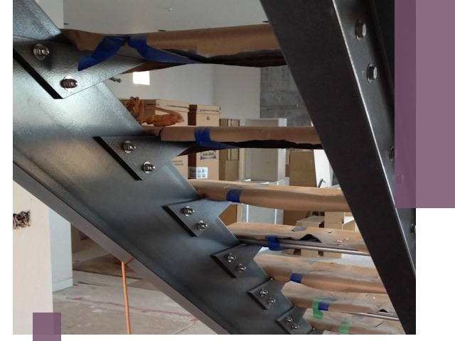 Усиление лестничных конструкций и усиление опор в Торжке