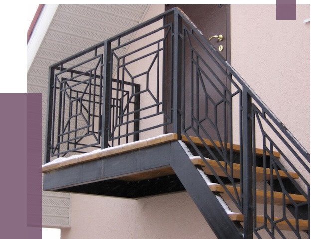Металлические перила в Торжке от 4294 руб.  | ПРОЛЁТ-Трж