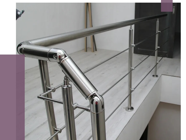 Перила из нержавеющей стали в Торжке от 8997 руб. под ключ | ПРОЛЁТ-Трж