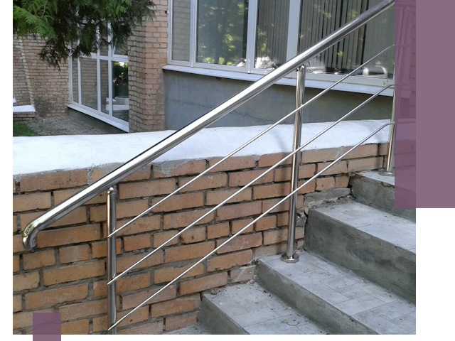 Перила из нержавеющей стали высокого качества в Торжке