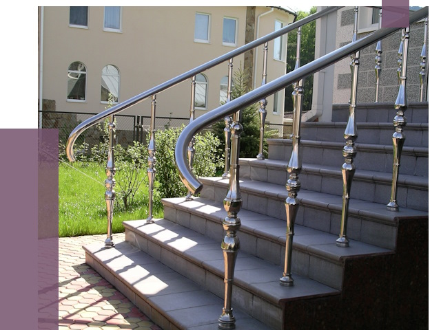 Перила для крыльца в Торжке от 10735 руб. — монтаж ПРОЛЁТ-Трж