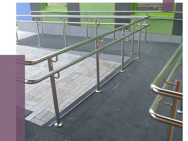 Ограждения пандусов в Торжке от 4345 руб. монтаж | ПРОЛЁТ-Трж