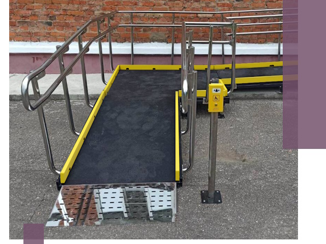 Изготовление наклонных пандусов для инвалидов в Торжке