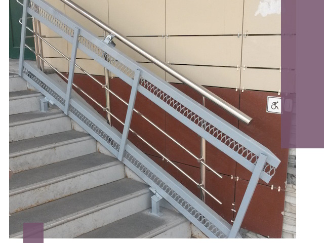 Изготовление откидных пандусов под ключ в Торжке