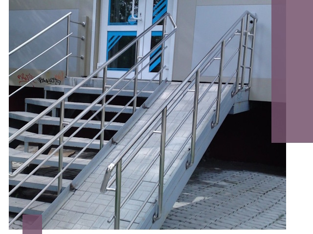 Пандус на крыльцо под ключ в Торжке: монтаж и изготовление