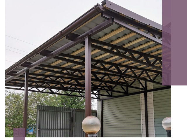 Навесы под ключ в Торжке: изготовление, монтаж и гарантия