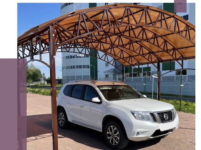 Недорогие навесы в Торжке от 42941 руб. | ПРОЛЁТ-Трж