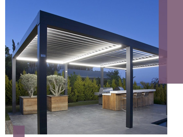 Навесы отдельно стоящие под ключ в Торжке из металла и поликарбоната