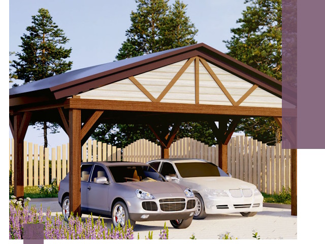 Навесы для автомобиля в Торжке — изготовление и монтаж