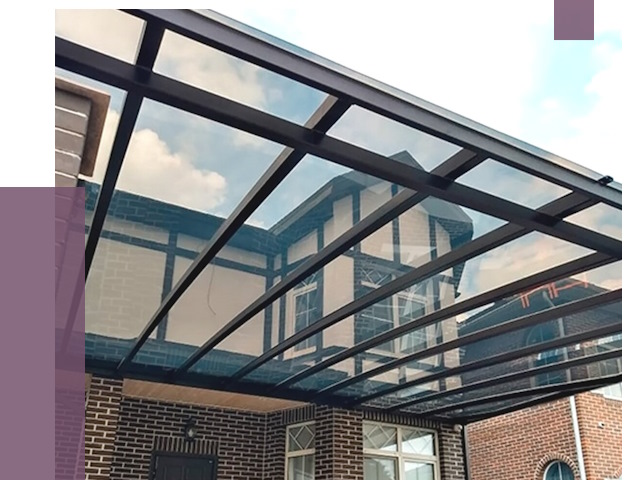 Навесы из поликарбоната в Торжке от 8609 руб. под ключ — ПРОЛЁТ-Трж