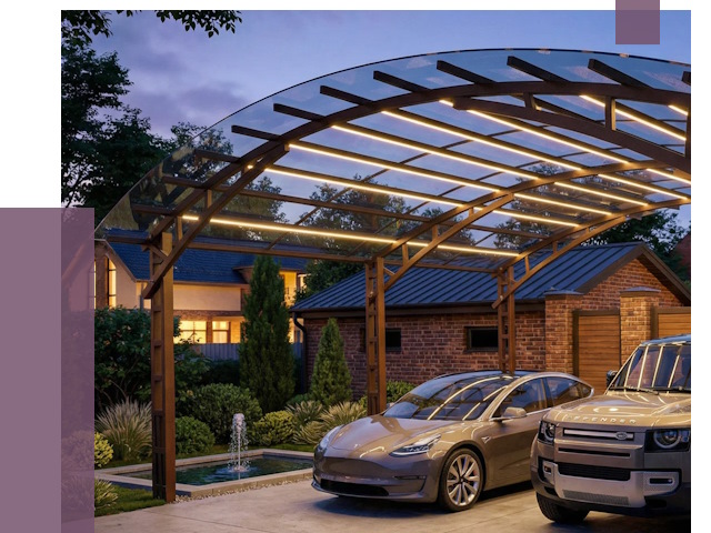 Металлические навесы в Торжке от 12678 руб. под ключ — ПРОЛЁТ-Трж