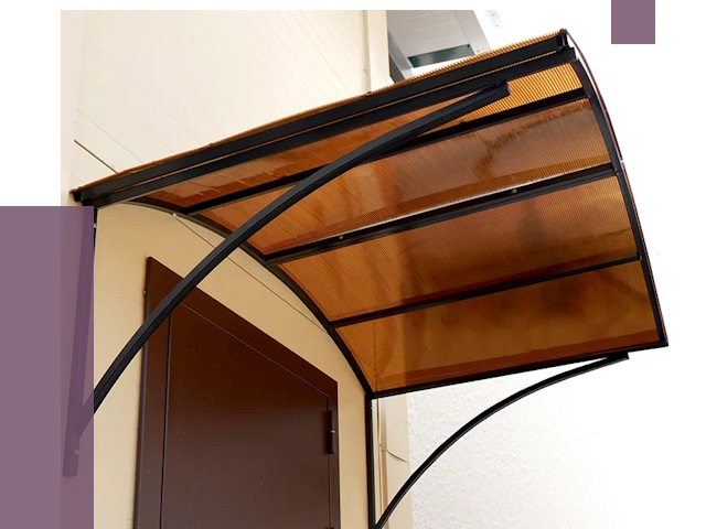 Недорогие козырьки в Торжке от 7586 руб.  | ПРОЛЁТ-Трж