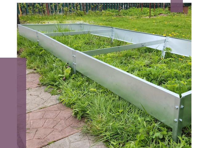 Металлические бордюры для грядок в Торжке от 1789 руб. 