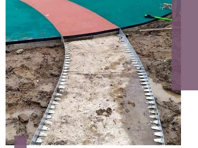 Металлические бордюры для дорожек в Торжке — монтаж и изготовление