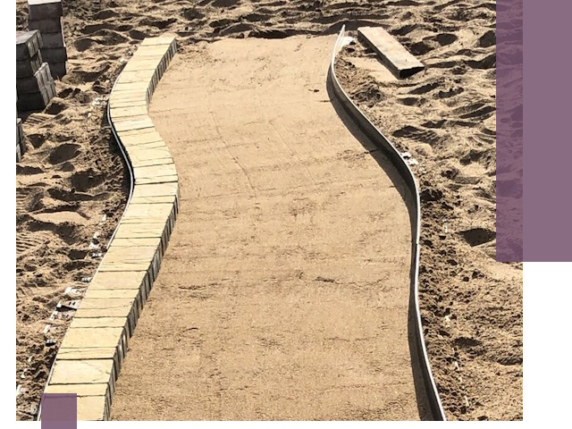 Металлические бордюры для тротуаров в Торжке — прочные и долговечные