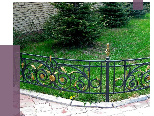 Кованые газонные ограждения в Торжке от 7617 руб. — ПРОЛЁТ-Трж