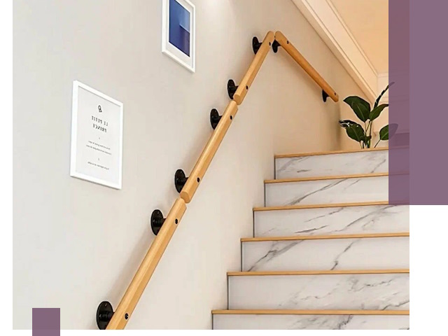 Поручни металлические и деревянные под ключ в Торжке