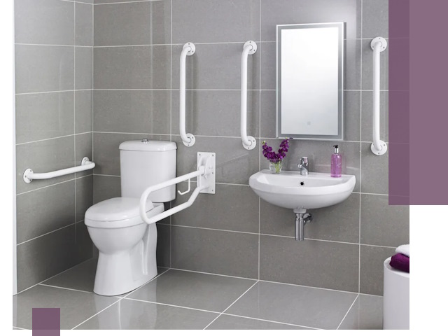 Поручни для санузлов в Торжке: установка, ремонт и монтаж