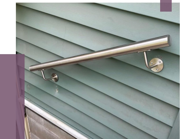 Поручни из нержавеющей стали в Торжке от 7668 руб.  | ПРОЛЁТ-Трж